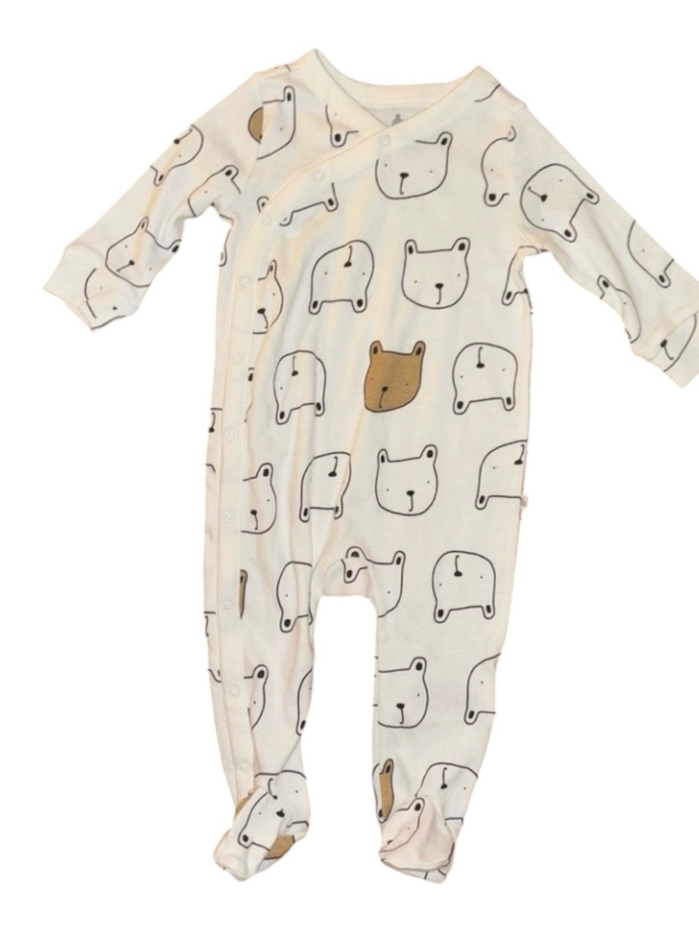 Baby Gap Adorable Bear Print baby’s boy or girl pajama  size 3-6 months